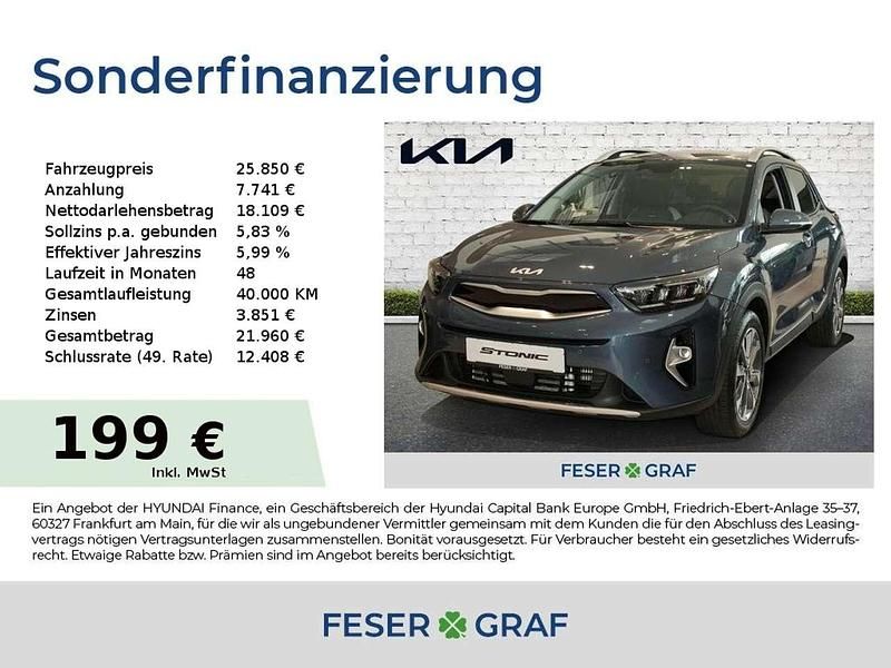 Blau Neu 2025 Kia Stonic 4 SUV | 25.850 € (Fairer Preis) - Bild 1/4