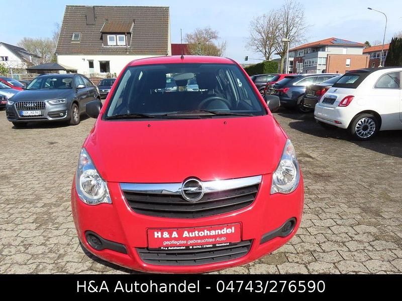 Gebraucht Opel Agila Basis 65 PS (47 kW) 2009 Rot Kleinwagen
