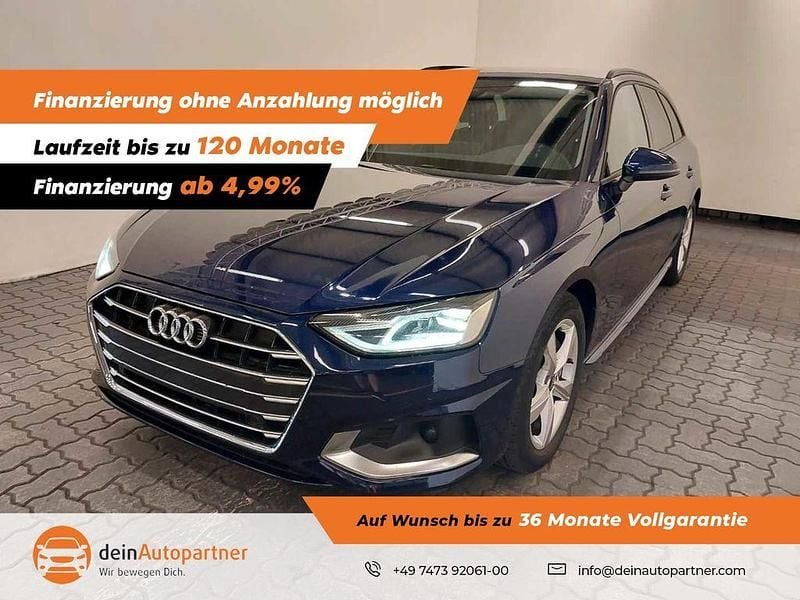 Navarrablau Gebraucht 2023 Audi A4 Advanced Kombi | 22.950 € (Superpreis) - Bild 1/4