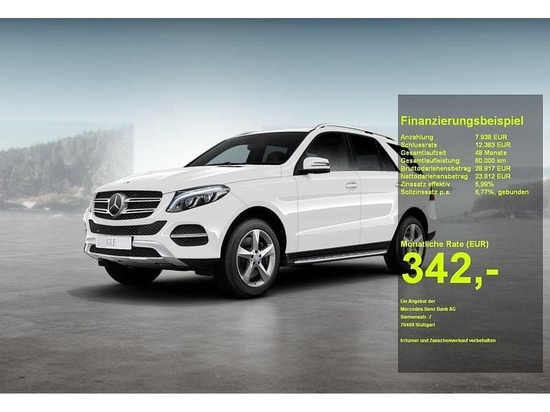 Unilack polarweiß Gebraucht 2016 Mercedes GLE500 SUV | 31.740 € (Guter Preis) - Bild 1/3
