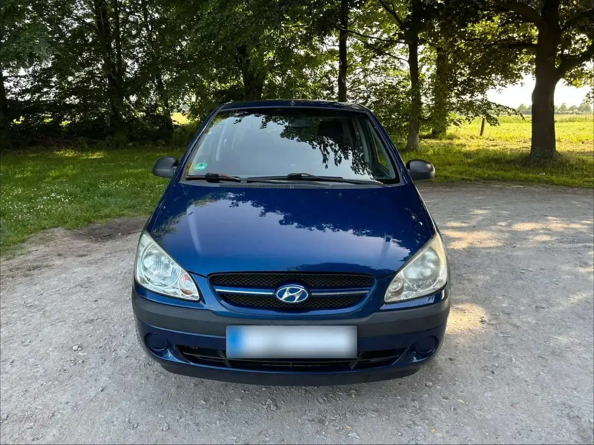Gebraucht Hyundai Getz 88 PS (64 kW) 2008 Blau Kleinwagen