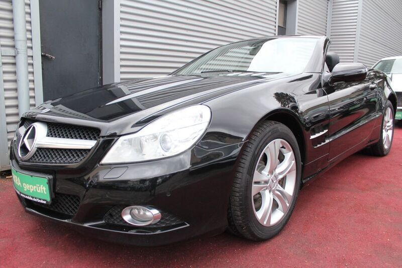 Obsidianschwarz metalliclack (metallic) Gebraucht 2009 Mercedes SL350 Cabrio | 25.982 € (Guter Preis) - Bild 1/4