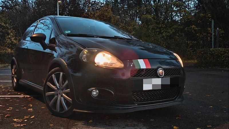 Schwarz Gebraucht 2009 Abarth Grande Punto Kleinwagen | 4.650 € - Bild 1/4