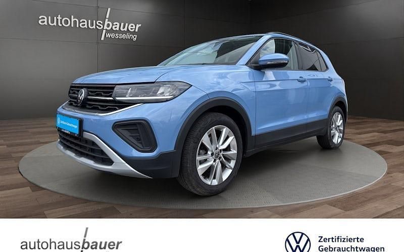 Clear blue Gebraucht 2024 VW T-Cross Life SUV | 23.960 € (Fairer Preis) - Bild 1/4