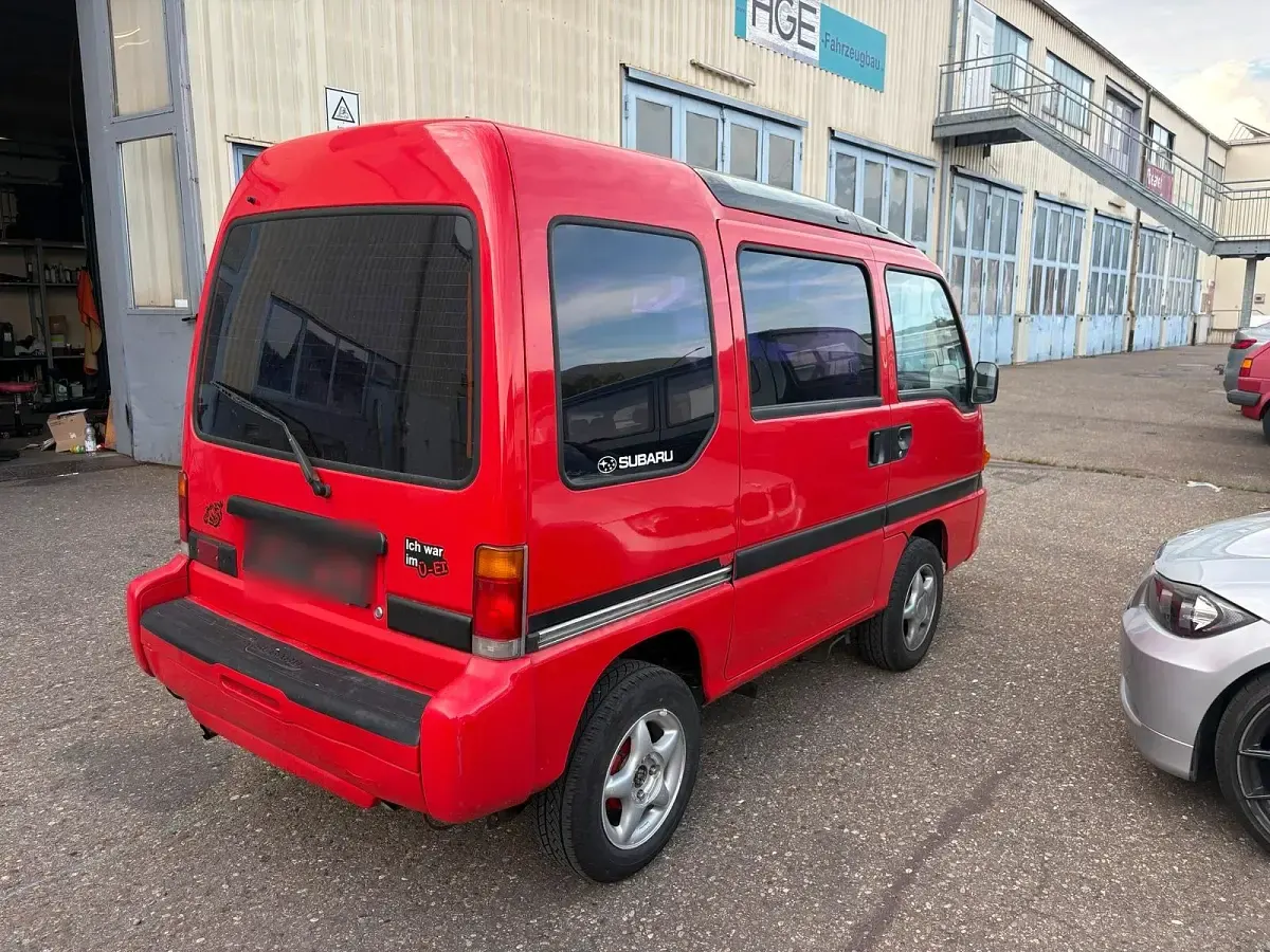Gebraucht Subaru Libero 54 PS (39 kW) 1997 Rot Van / Kleinbus