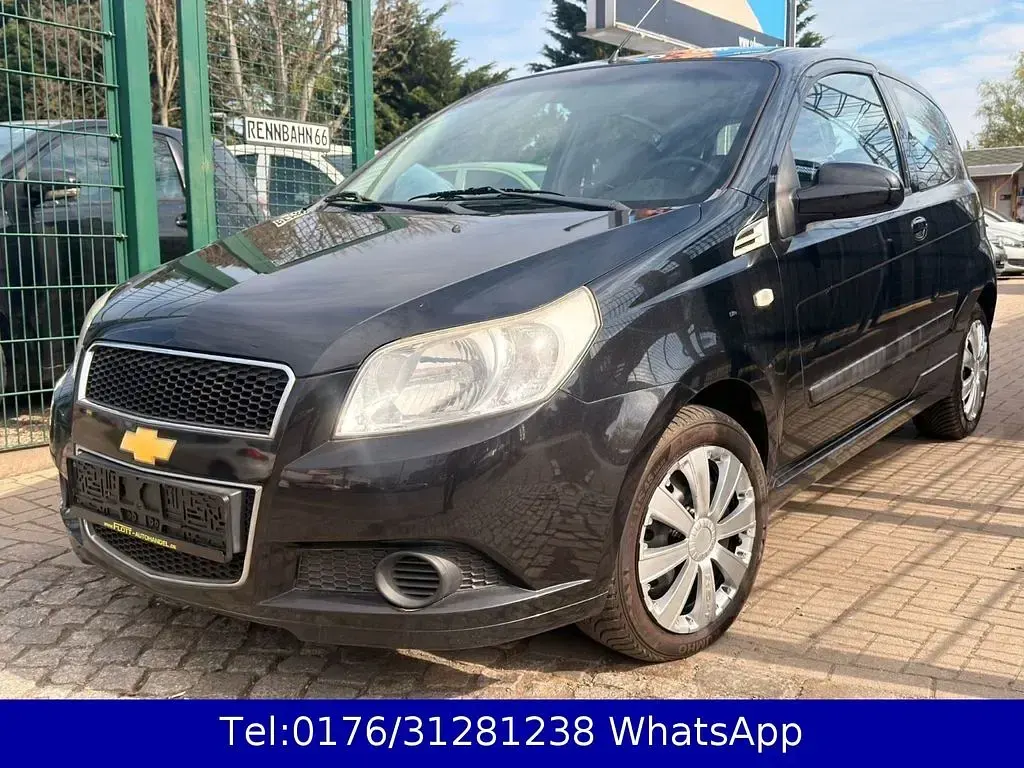 Używany Chevrolet Aveo LS 84 KM (61 kW) 2009 Czarny Sedan/Limuzyna