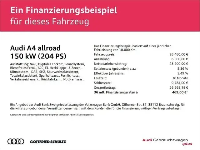 Gebraucht Audi A4 Sport 204 PS (150 kW) 2023 Grau Limousine