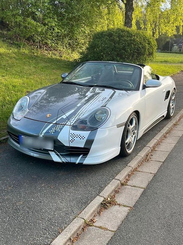 Grau Gebraucht 2003 Porsche Boxster Cabrio | 18.900 € (Guter Preis) - Bild 1/4