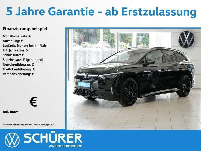 Grenadillschwarz metallic Gebraucht 2024 VW ID.7 GTX Limousine | 60.987 € - Bild 1/4