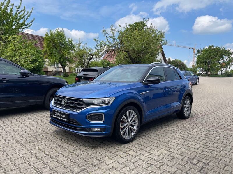 Blau Gebraucht 2018 VW T-Roc Sportline SUV | 21.970 € (Fairer Preis) - Bild 1/4