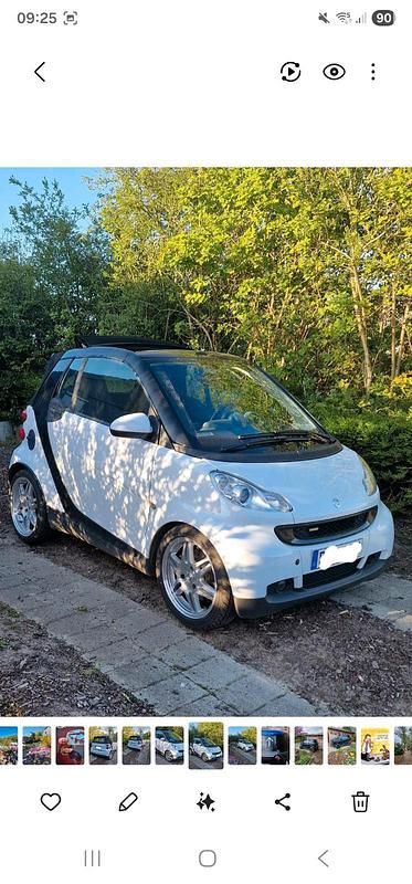 Weiß Gebraucht 2008 Smart ForTwo Cabrio Brabus Cabrio | 4.900 € - Bild 1/4