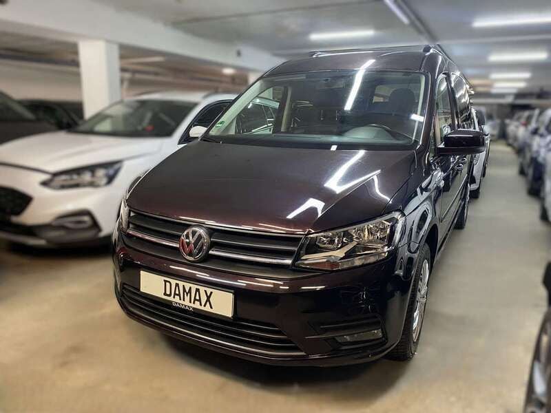 Black berry metallic Gebraucht 2019 VW Caddy Maxi Trendline Van / Kleinbus | 23.590 € (Fairer Preis) - Bild 1/4