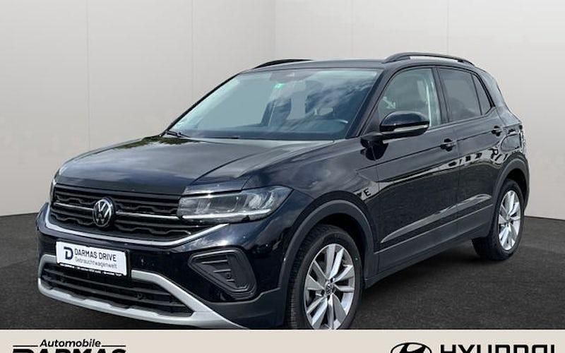 Schwarz Gebraucht 2024 VW T-Cross Goal SUV | 23.990 € (Superpreis) - Bild 1/4
