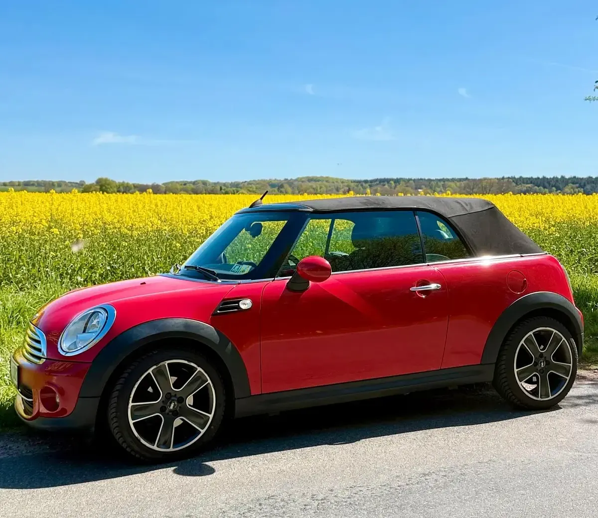 Gebraucht Mini Cooper Cabriolet 122 PS (89 kW) 2010 Rot Cabrio