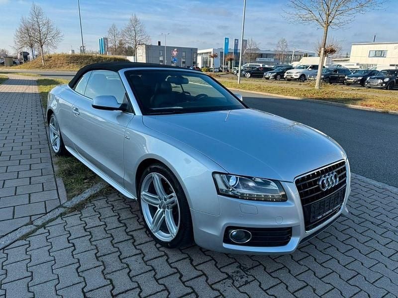 Silber Gebraucht 2009 Audi A5 Cabriolet S-Line Cabrio | 7.950 € (Fairer Preis) - Bild 1/4
