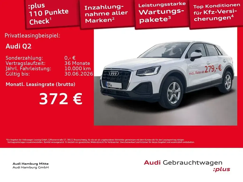 Gebraucht Audi Q2 150 PS (110 kW) 2026 Arkonaweiß SUV
