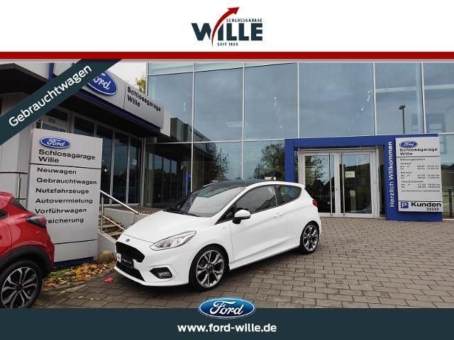 Weiss Gebraucht 2020 Ford Fiesta ST-Line X Limousine | 14.550 € - Bild 1/4