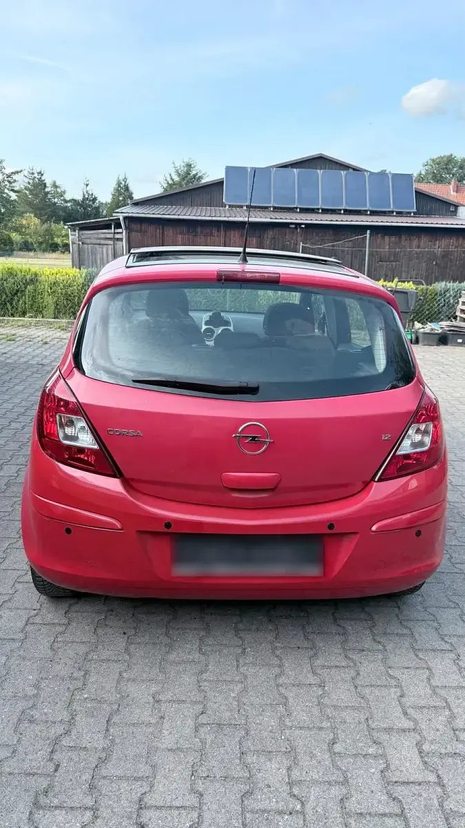 Gebraucht Opel Corsa 80 PS (58 kW) 2007 Rot Kleinwagen