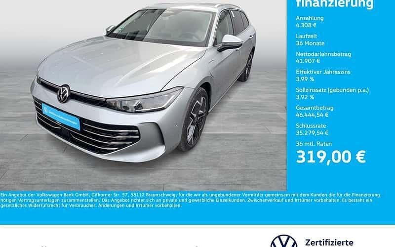 Grau Gebraucht 2025 VW Passat Elegance Kombi | 46.215 € (Guter Preis) - Bild 1/4