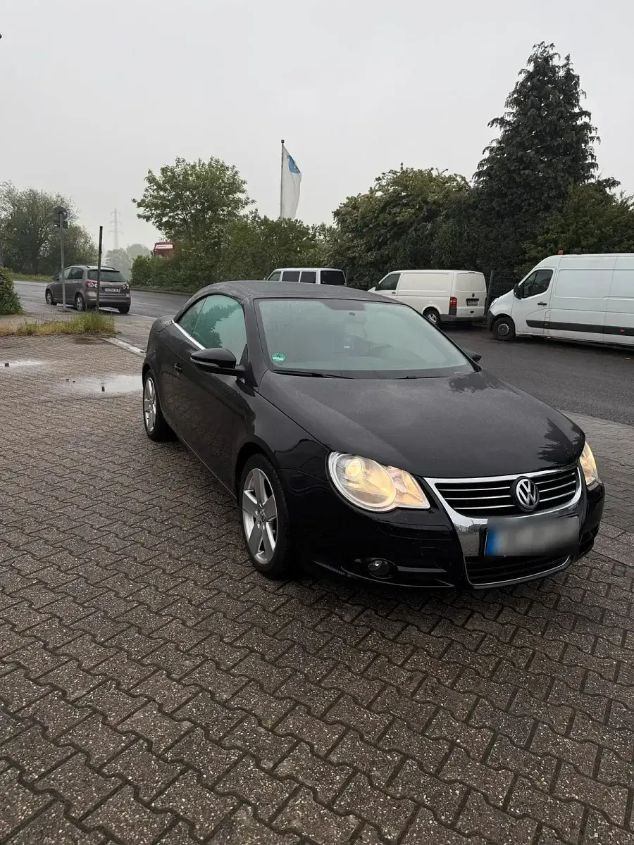 Brugt VW Eos 122 HK (89 kW) 2010 Sort Cabriolet