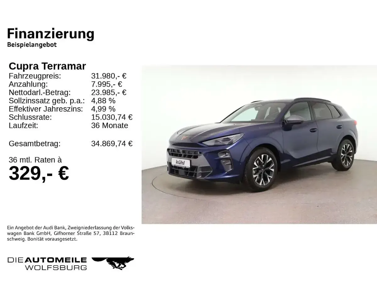 Gebraucht Cupra Terramar 150 PS (110 kW) 2025 Kosmosblau SUV
