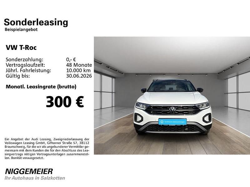Gebraucht VW T-Roc Goal 116 PS (85 kW) 2025 Weiß SUV