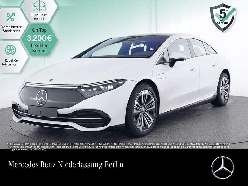 Weiß Gebraucht 2023 Mercedes EQS450+ Limousine | 74.590 € (Etwas zu teuer) - Bild 1/3