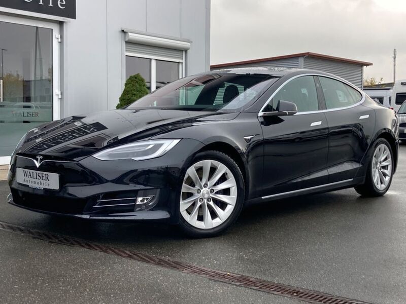 Obsidian black Gebraucht 2017 Tesla Model S Limousine | 33.333 € (Teuer) - Bild 1/4