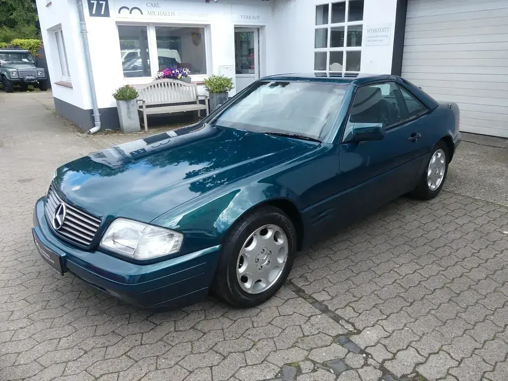 Gebraucht Mercedes SL320 231 PS (169 kW) 1996 Grün Cabrio