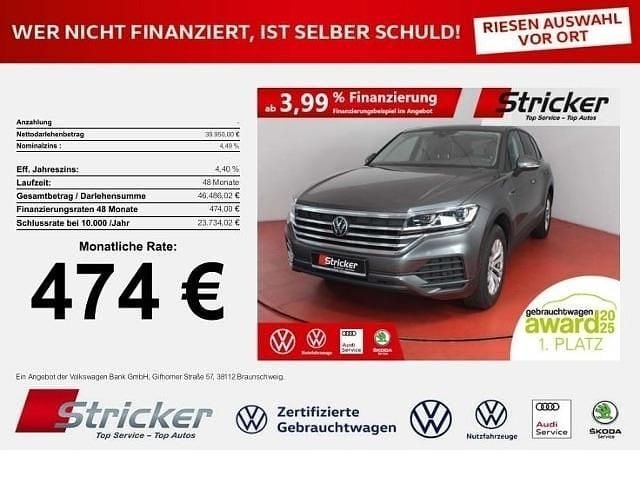 Gebraucht VW Touareg Basis 231 PS (169 kW) 2022 Siliziumgrau metallic (metallic) SUV