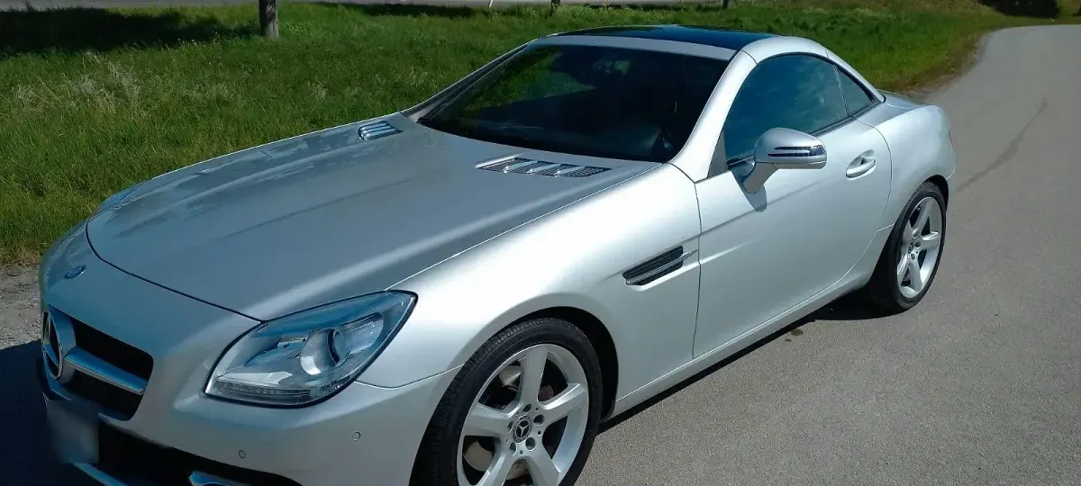 Gebraucht Mercedes SLK200 184 PS (135 kW) 2012 Silber Cabrio