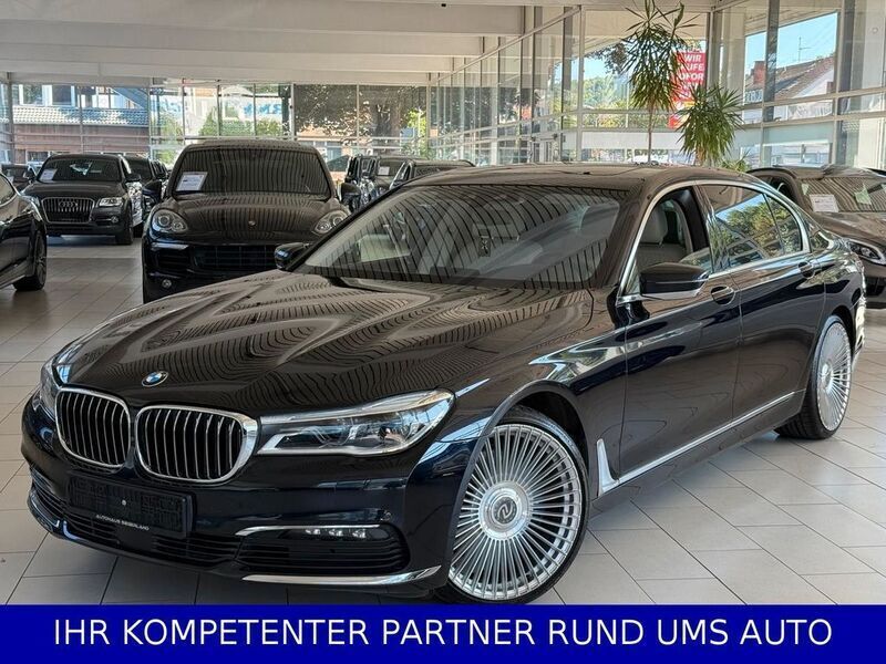 Schwarz Gebraucht 2017 BMW 750 M Sport Limousine | 38.991 € (Teuer) - Bild 1/4