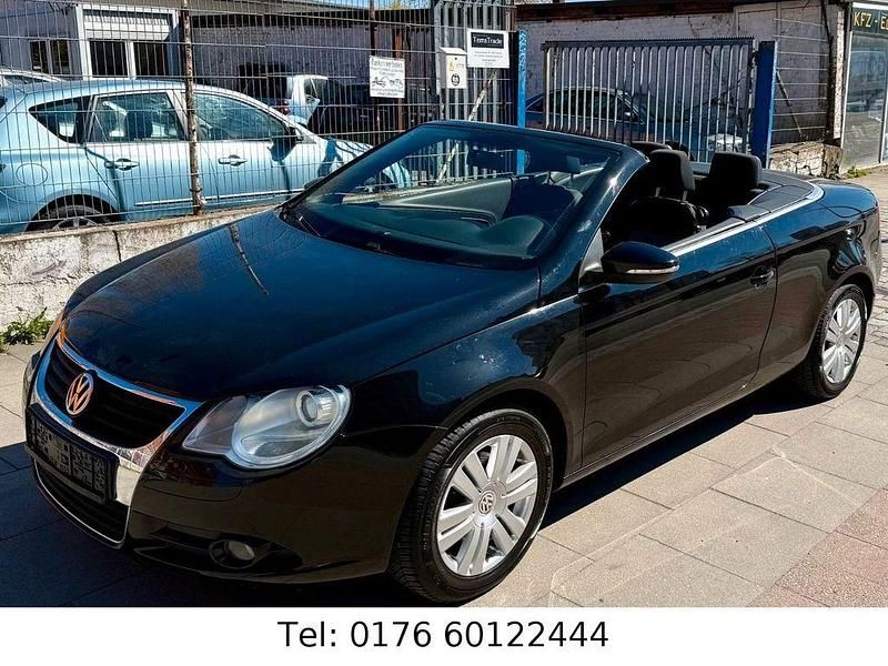 Usata VW Eos 122 CV (89 kW) 2009 Nero Cabrio