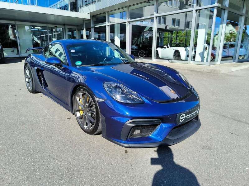Enzianblau m5d Gebraucht 2020 Porsche Cayman GT4 Coupé | 109.500 € (Fairer Preis) - Bild 1/4