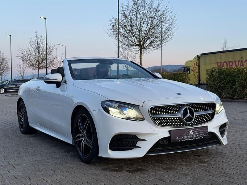 Gebraucht Mercedes E220 AMG line 194 PS (142 kW) 2018 Weiß Cabrio