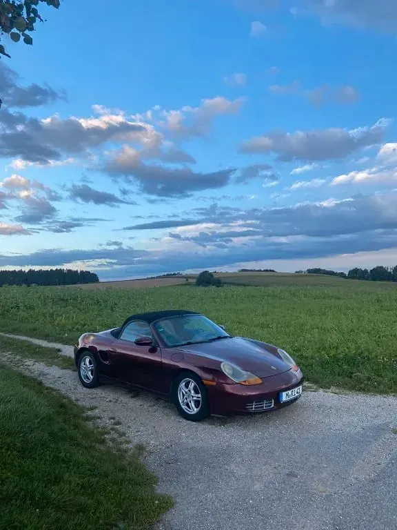 Usata Porsche Boxster 204 CV (150 kW) 1998 Rosso Cabrio