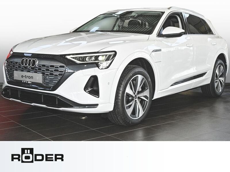 Weiß Gebraucht 2023 Audi Q8 e-tron Advanced SUV | 49.450 € (Superpreis) - Bild 1/4