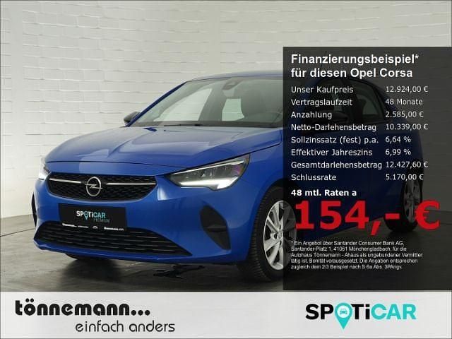 Blau Gebraucht 2021 Opel Corsa Edition Kleinwagen | 12.924 € (Superpreis) - Bild 1/4