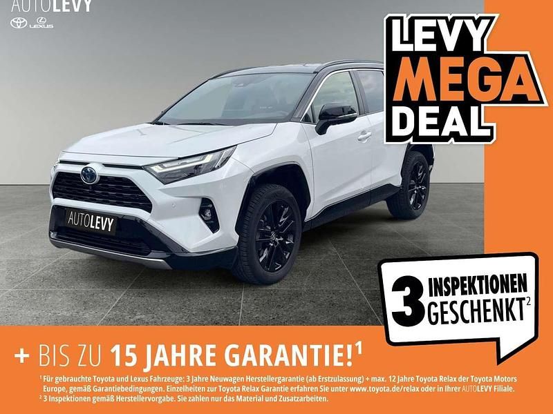 Weiß Gebraucht 2023 Toyota RAV4 Hybrid Style SUV | 37.990 € (Fairer Preis) - Bild 1/4