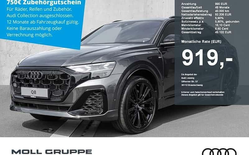 Grau Neu 2025 Audi Q8 Ambiente SUV | 111.990 € - Bild 1/4