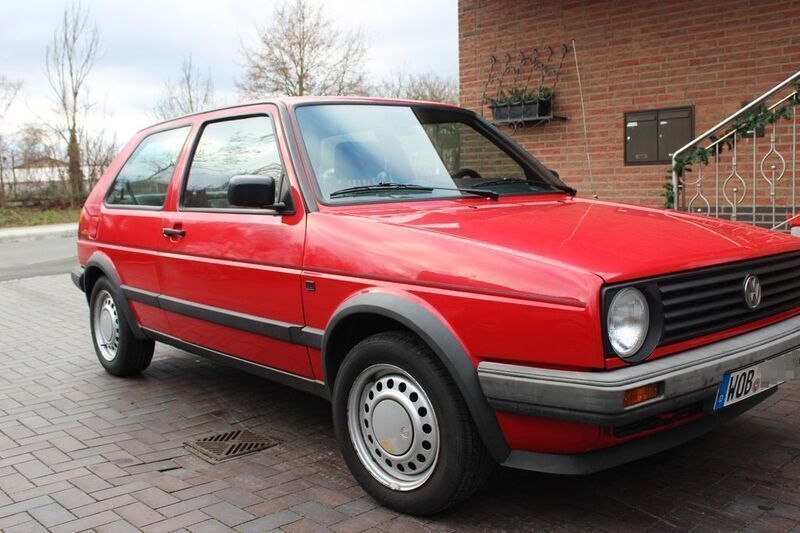 Rot Gebraucht 1988 VW Golf II Limousine | 4.700 € - Bild 1/4