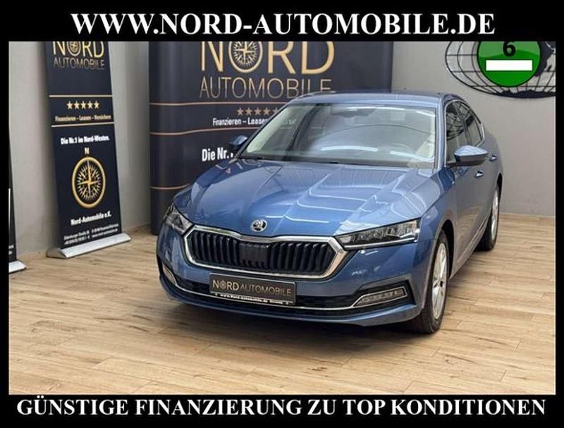 Titanblau metallic (metallic) Gebraucht 2021 Skoda Octavia Style Limousine | 22.799 € (Guter Preis) - Bild 1/3