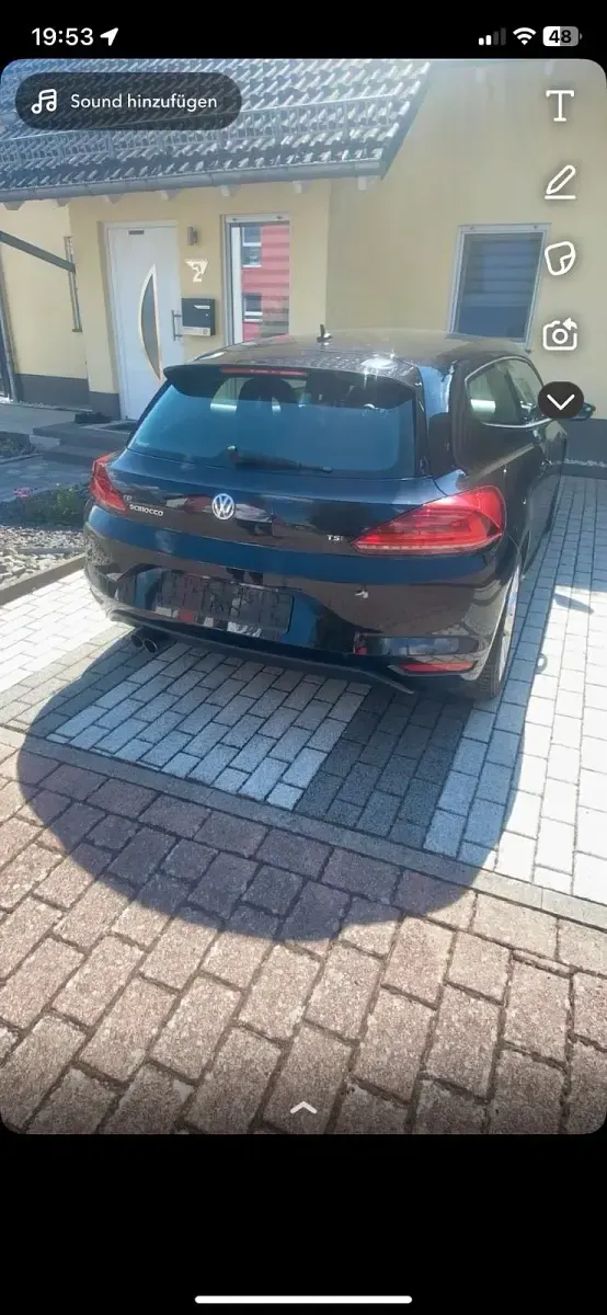 Gebraucht VW Scirocco 126 PS (92 kW) 2014 Schwarz Coupé