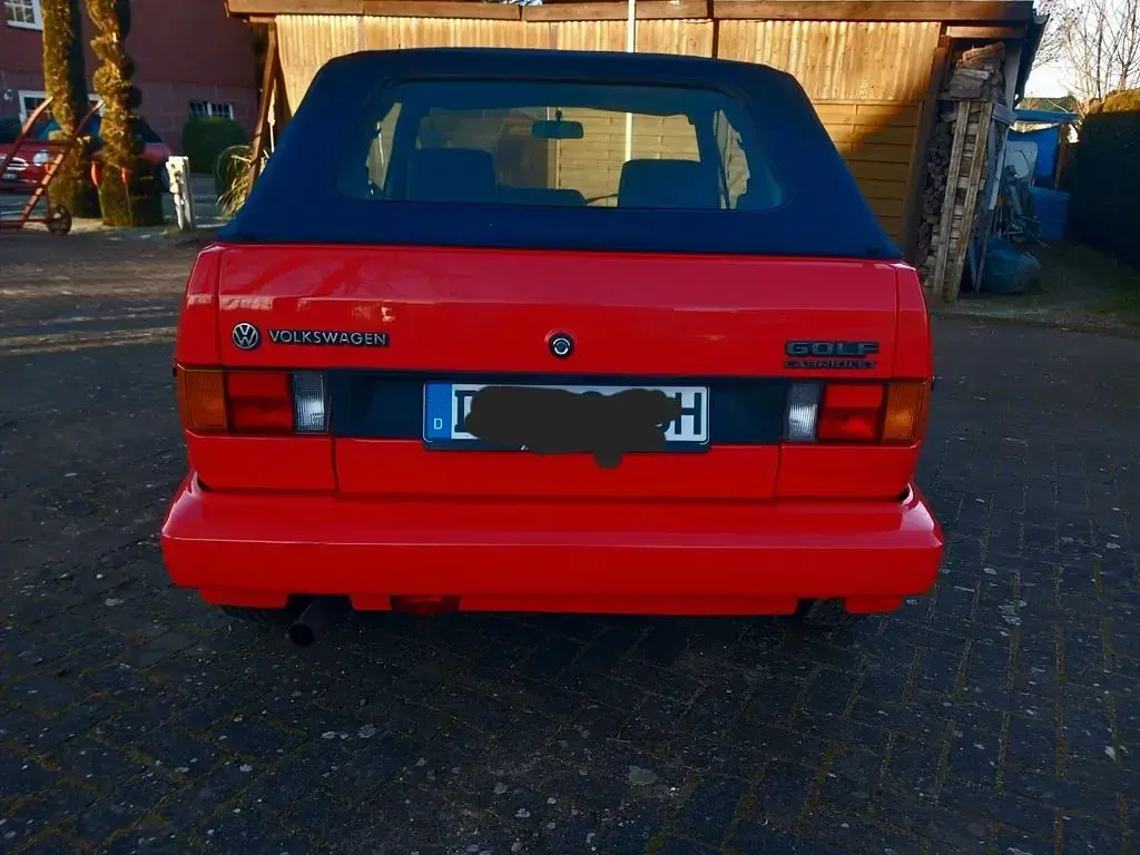 Gebraucht VW Golf Cabriolet 98 PS (72 kW) 1990 Rot Cabrio