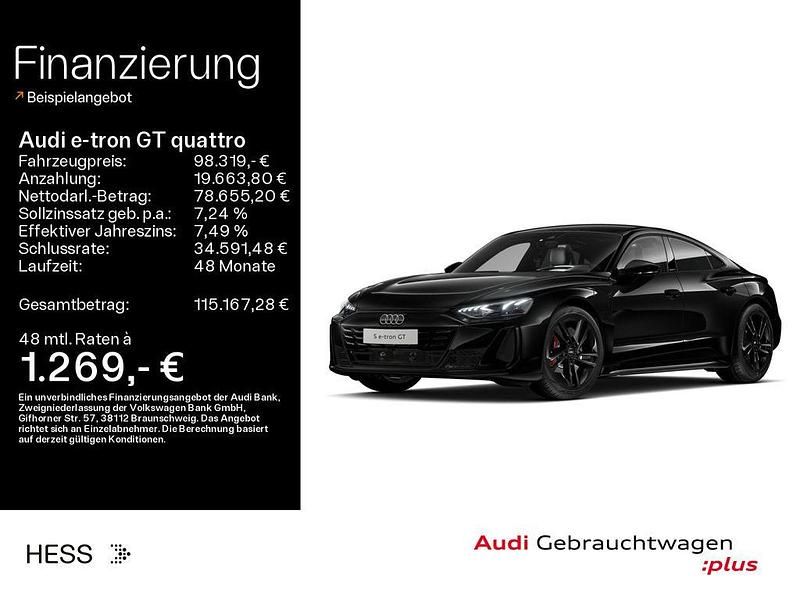 Gebraucht Audi e-tron GT quattro Sport 434 kW (591 PS) 2025 Mythosschwarz metallic Limousine
