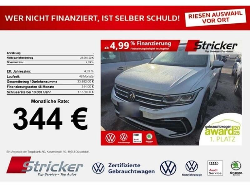 Gebraucht VW Tiguan R-line 245 PS (180 kW) 2022 Pure white SUV