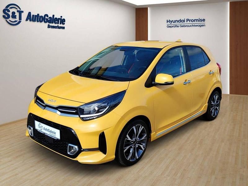 Gelb Gebraucht 2022 Kia Picanto X-Line Kleinwagen | 14.990 € (Fairer Preis) - Bild 1/4