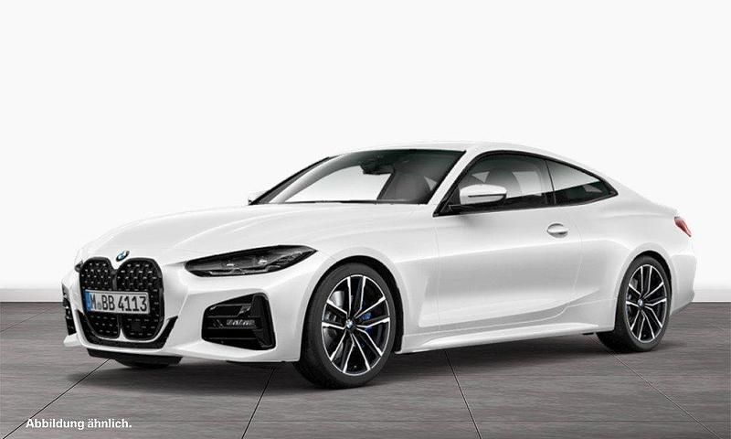 Mineralweiß Gebraucht 2021 BMW 420 M Sport Coupé | 38.800 € (Fairer Preis) - Bild 1/3