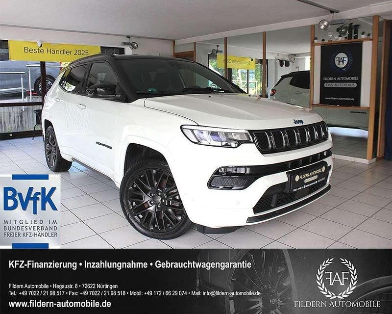 Weiß Gebraucht 2021 Jeep Compass SUV | 24.299 € (Fairer Preis) - Bild 1/4