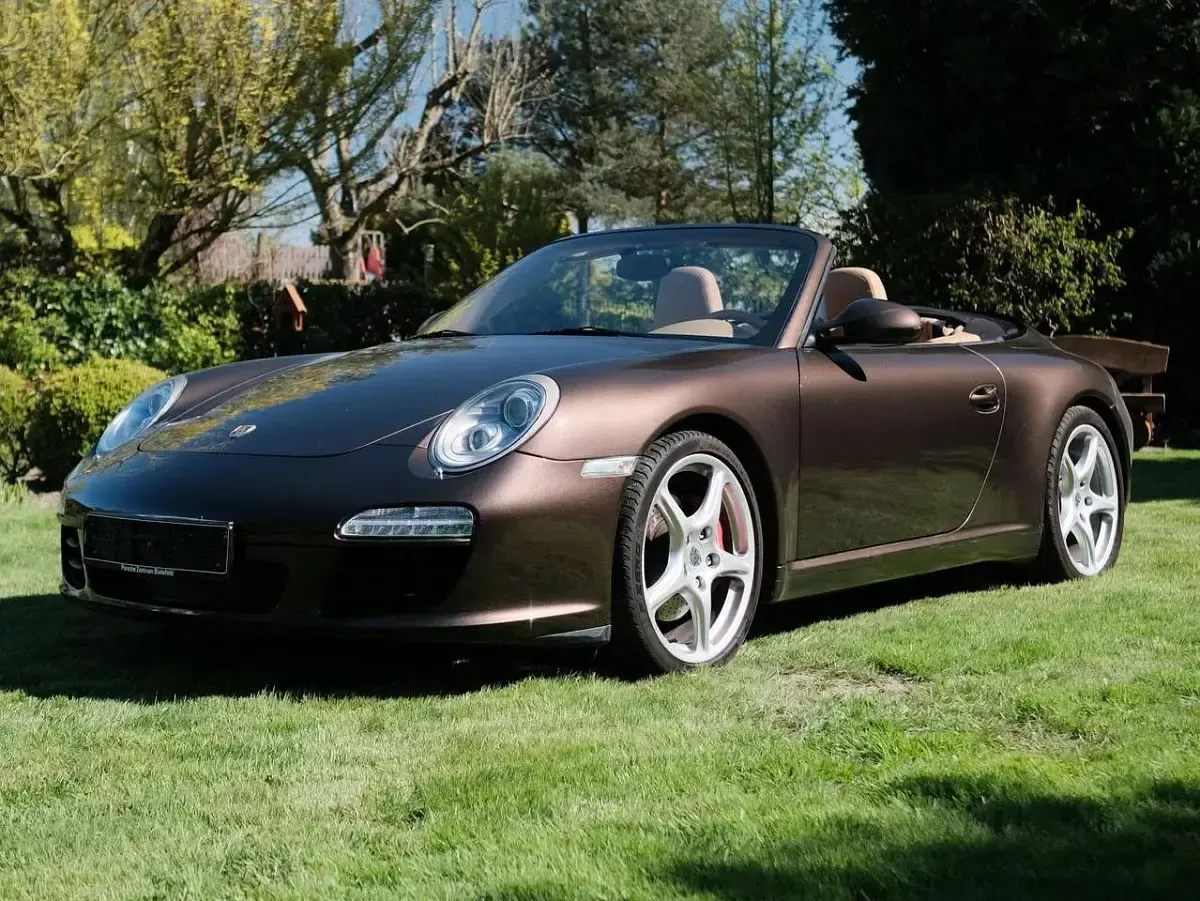 Gebraucht Porsche 911 Carrera S Cabriolet 385 PS (283 kW) 2009 Braun Cabrio